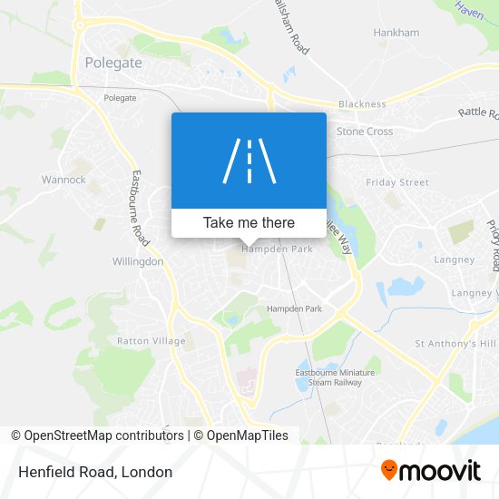 Henfield Road map