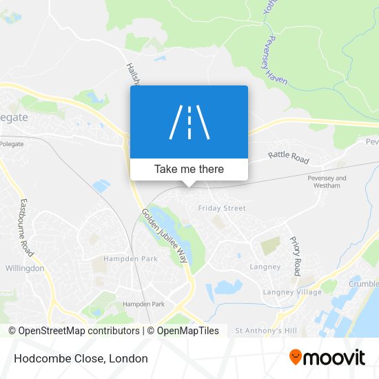 Hodcombe Close map