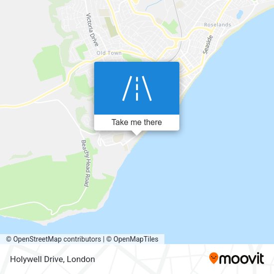 Holywell Drive map