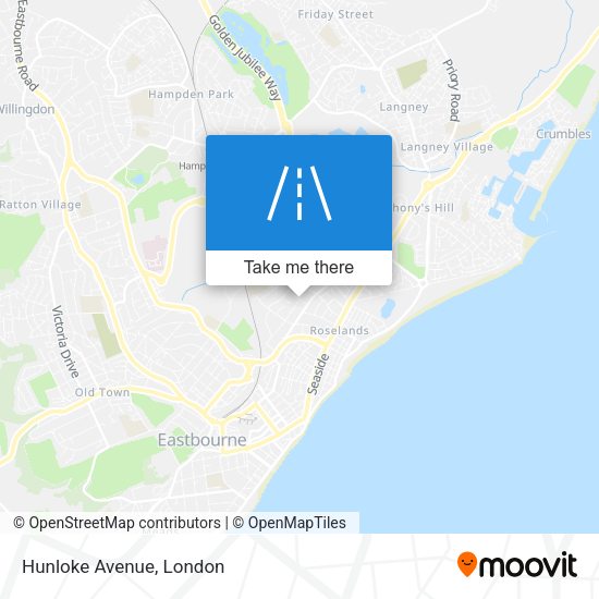 Hunloke Avenue map