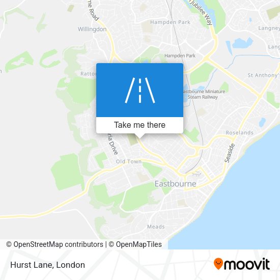Hurst Lane map