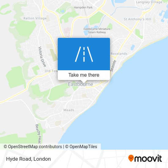Hyde Road map