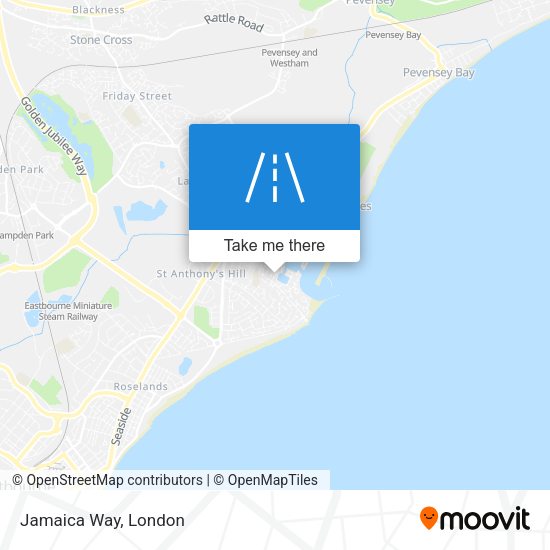 Jamaica Way map