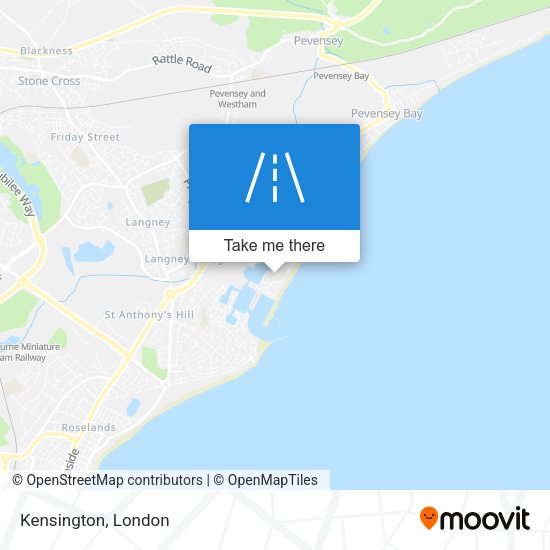 Kensington map