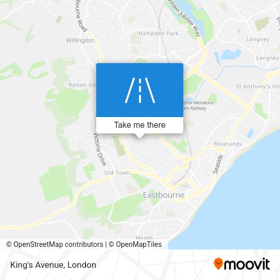 King's Avenue map