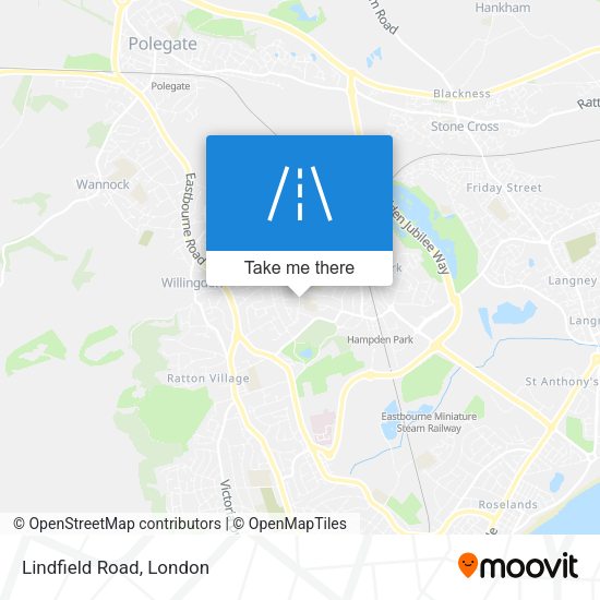 Lindfield Road map