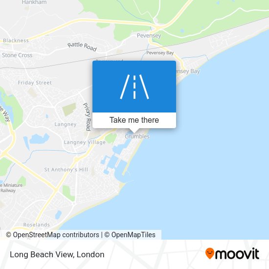 Long Beach View map