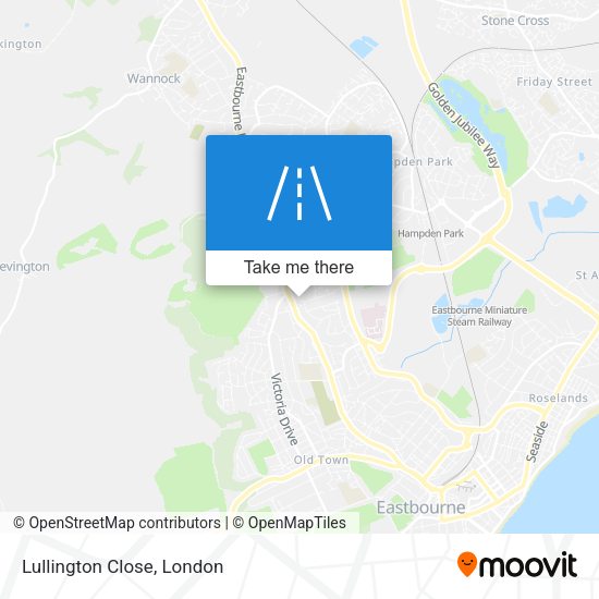 Lullington Close map