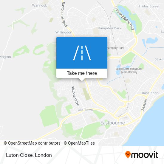 Luton Close map
