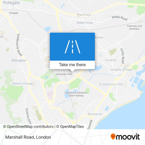 Marshall Road map