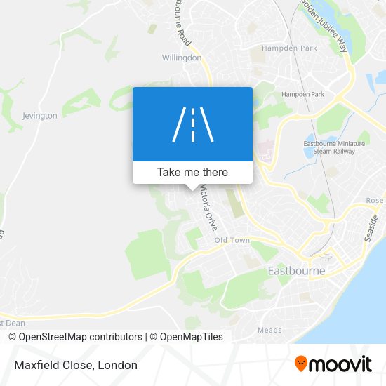 Maxfield Close map