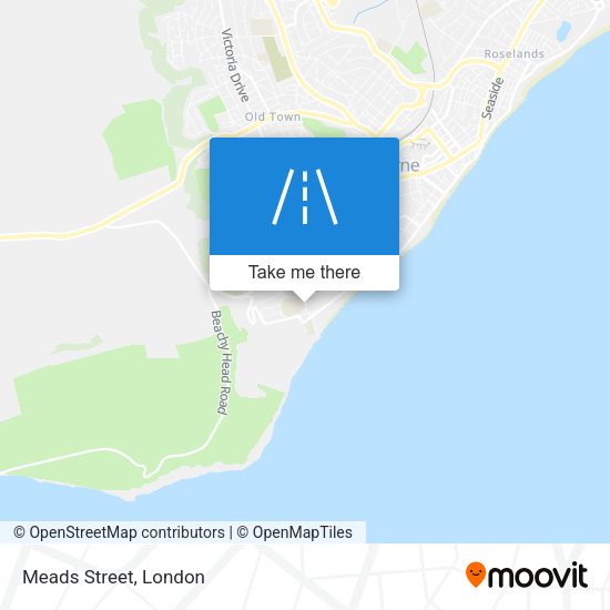 Meads Street map