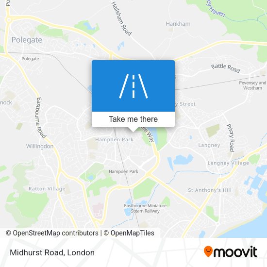 Midhurst Road map