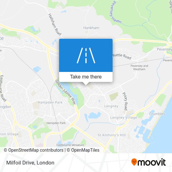 Milfoil Drive map