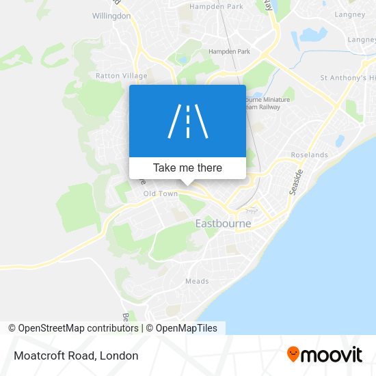 Moatcroft Road map