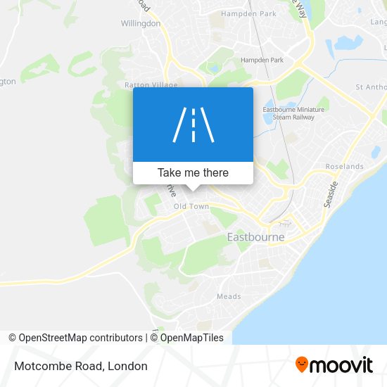 Motcombe Road map