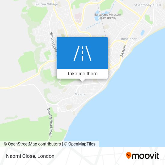 Naomi Close map