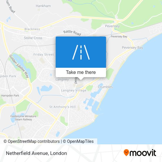 Netherfield Avenue map