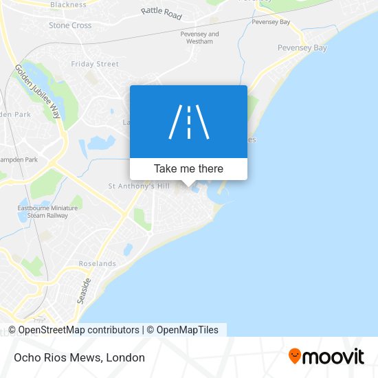 Ocho Rios Mews map