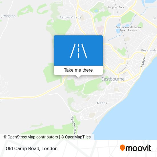 Old Camp Road map