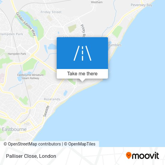 Palliser Close map