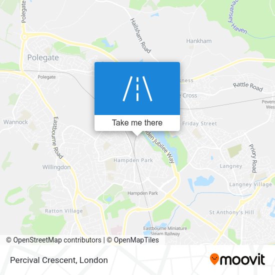 Percival Crescent map