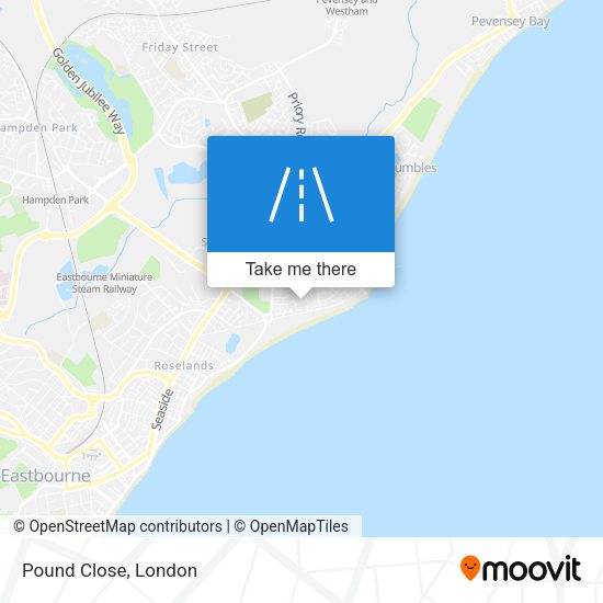 Pound Close map