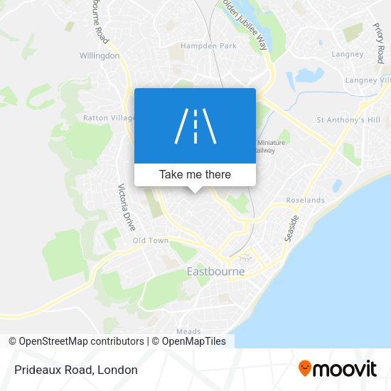 Prideaux Road map