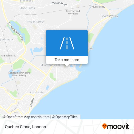 Quebec Close map