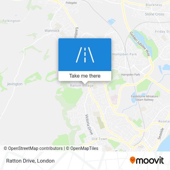 Ratton Drive map