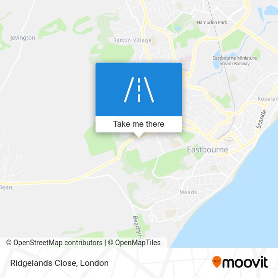 Ridgelands Close map
