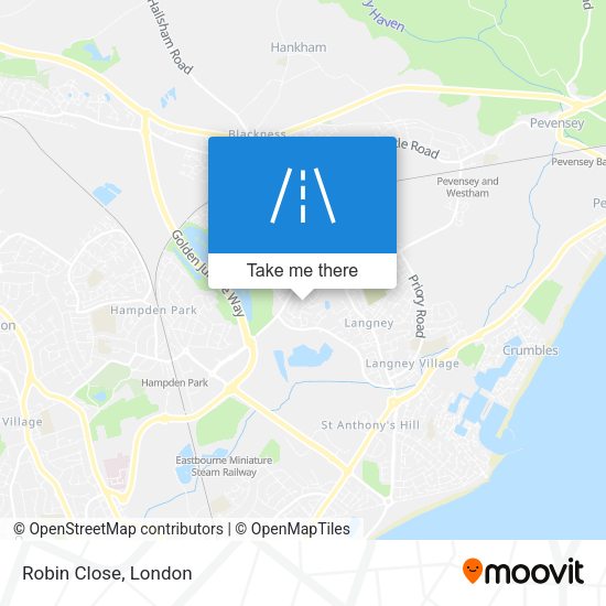 Robin Close map