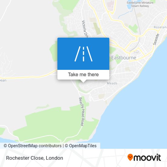 Rochester Close map