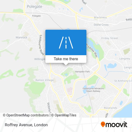 Roffrey Avenue map