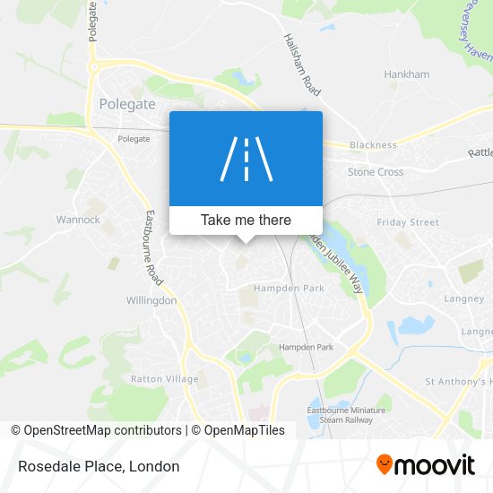 Rosedale Place map