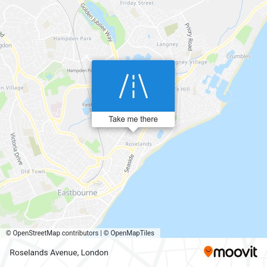 Roselands Avenue map