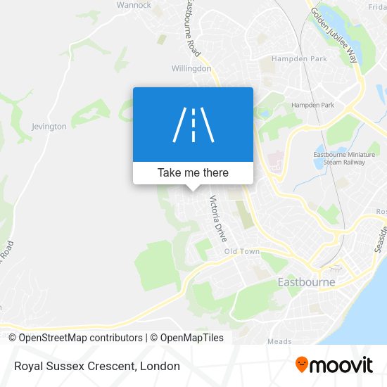 Royal Sussex Crescent map