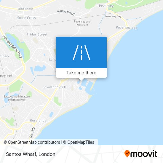 Santos Wharf map