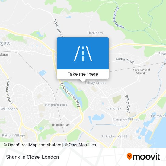 Shanklin Close map