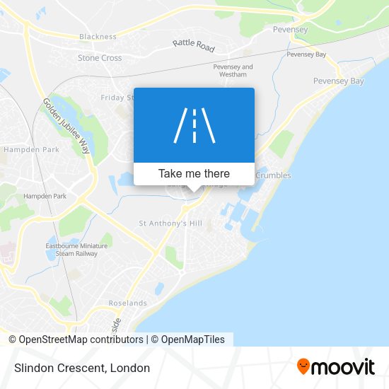 Slindon Crescent map