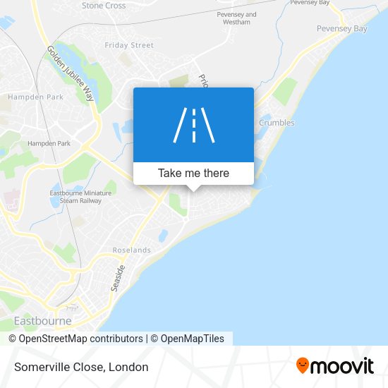 Somerville Close map