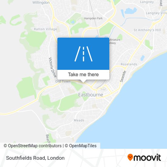 Southfields Road map