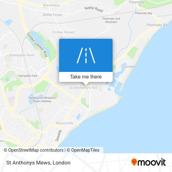 St Anthonys Mews map