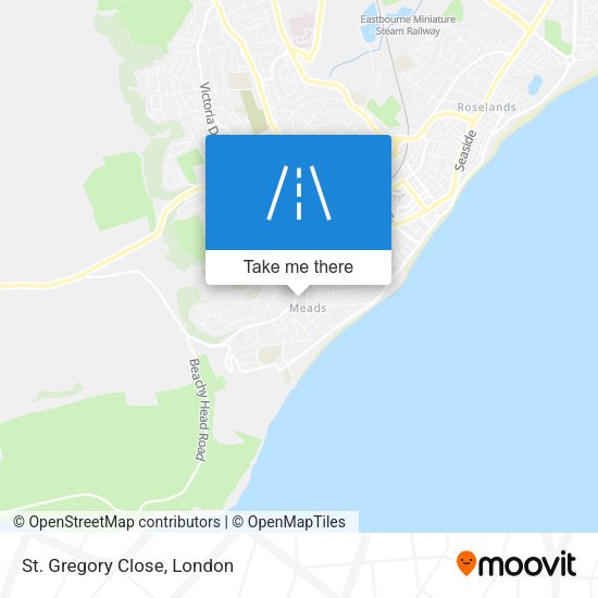 St. Gregory Close map