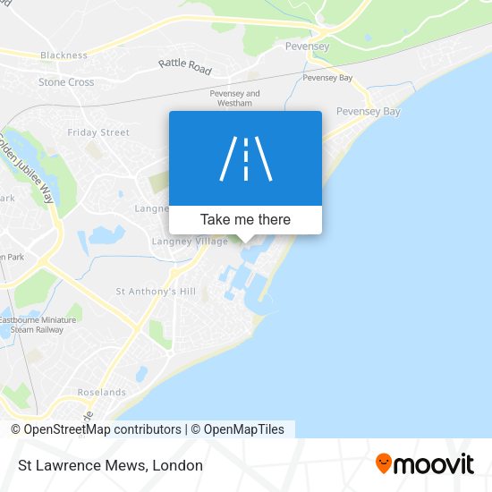 St Lawrence Mews map