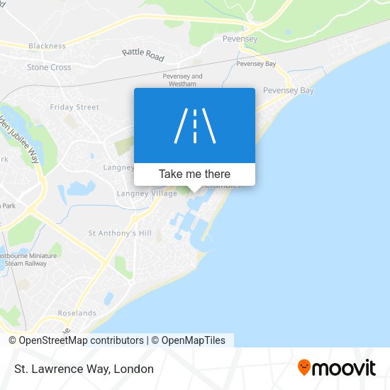 St. Lawrence Way map