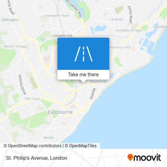 St. Philip's Avenue map