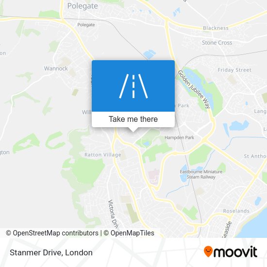 Stanmer Drive map