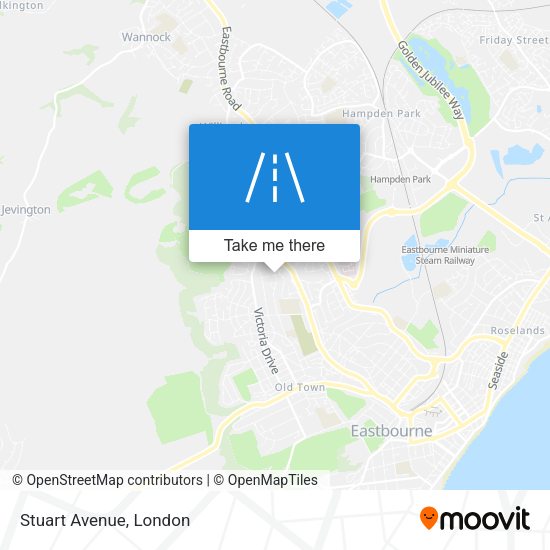 Stuart Avenue map