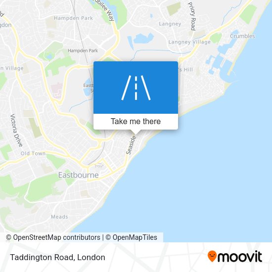 Taddington Road map